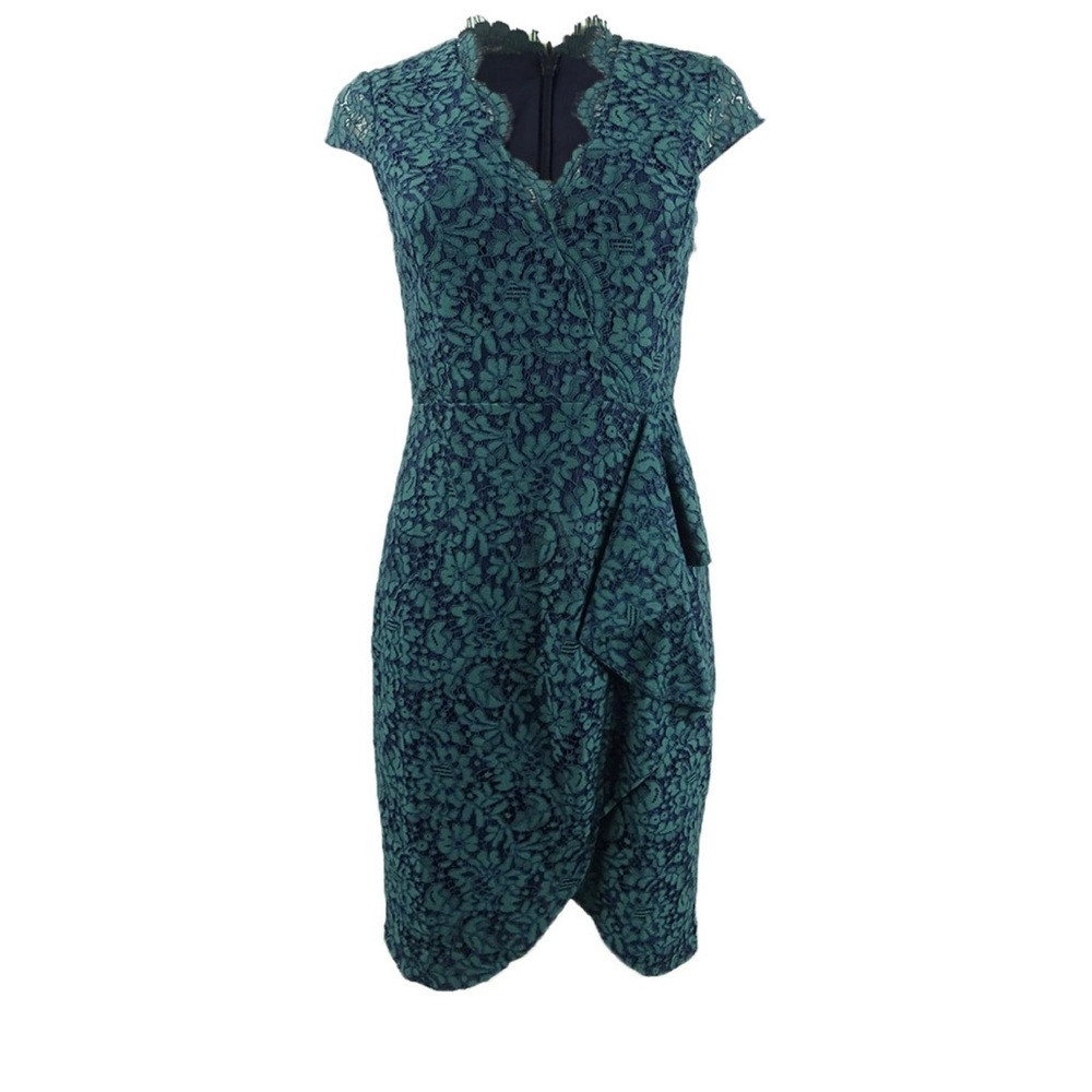 Vince Camino Ruffle Trim Lace dress size 8